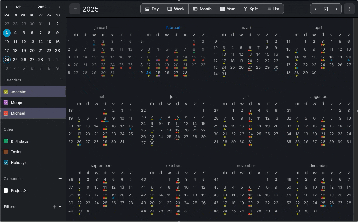 Custom date range view by datepicker drag